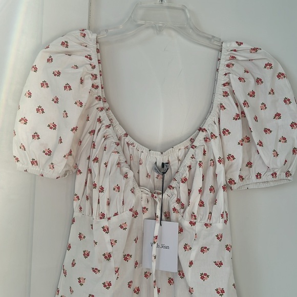 NWT With Jean Floral Mini Dress Size XL - Picture 3 of 10